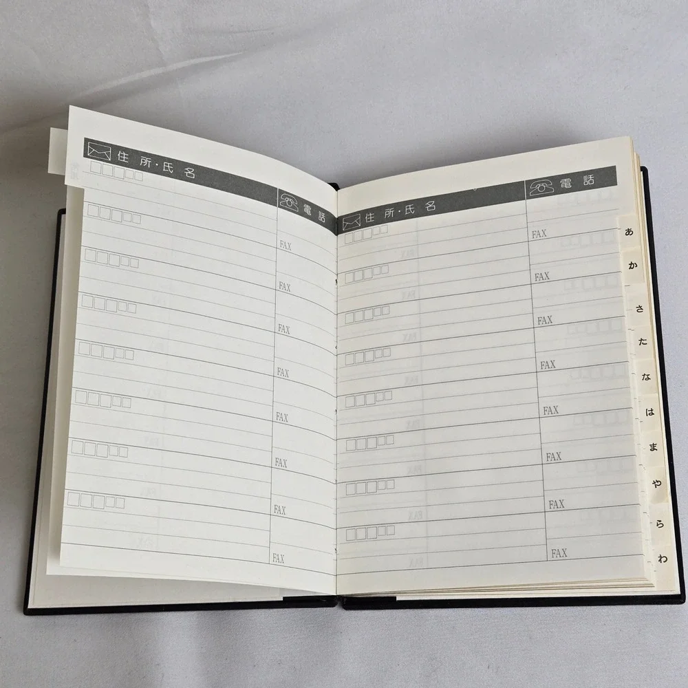 Nippon‎ Togeichien Yamanaka Lacquerware Korin-Style Bellflower Address Book Vtg